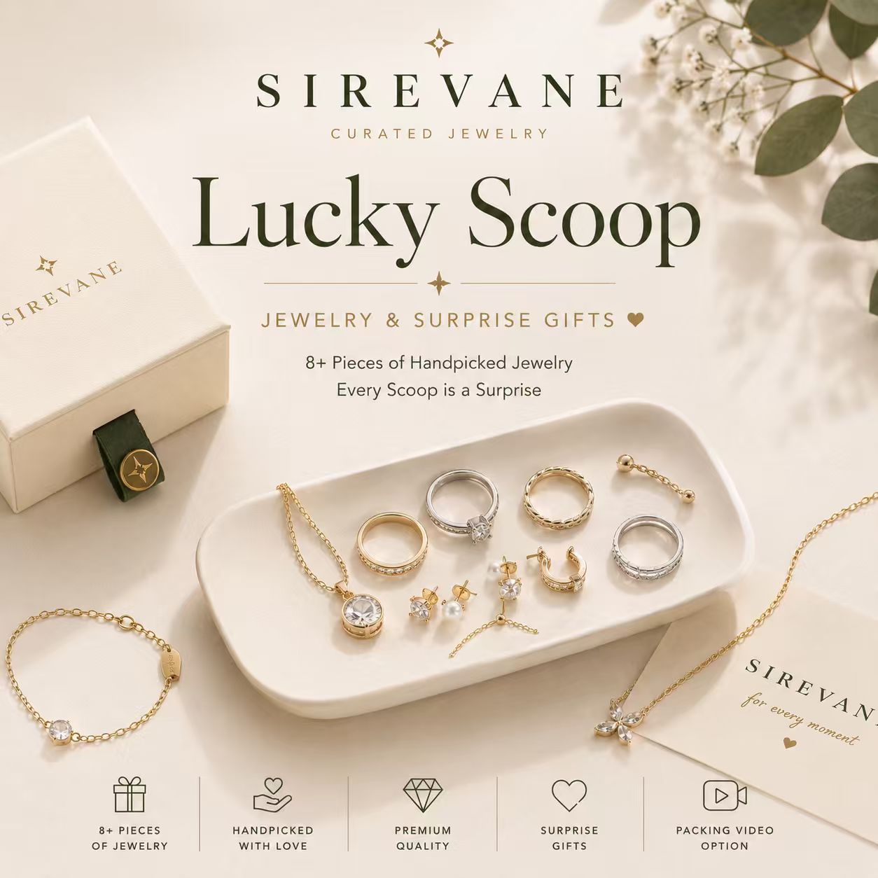 SIREVANE Lucky Scoop – Jewelry & Surprise Gifts